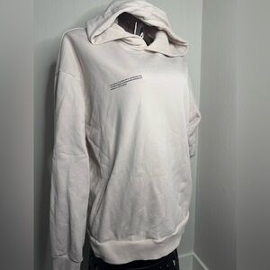 PANGAIA Hoodie. Size Large. Light Pink.